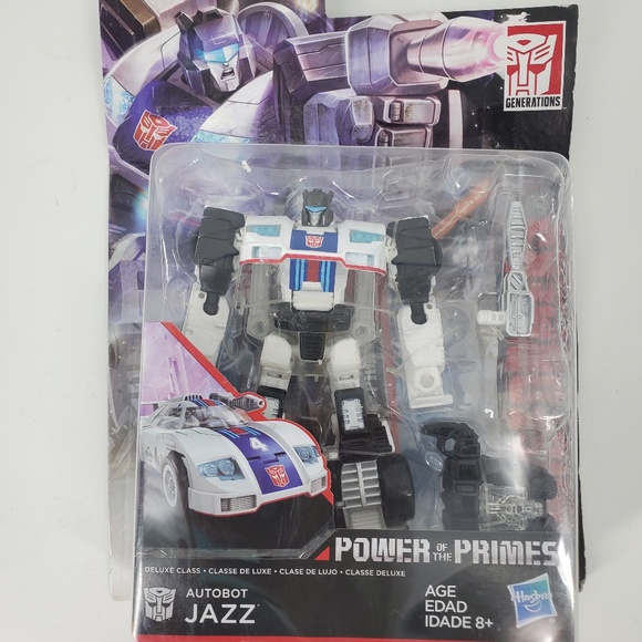 Transformers Generations Power of the Primes Autobot Jazz Deluxe Action Figure - Picture 2 of 6